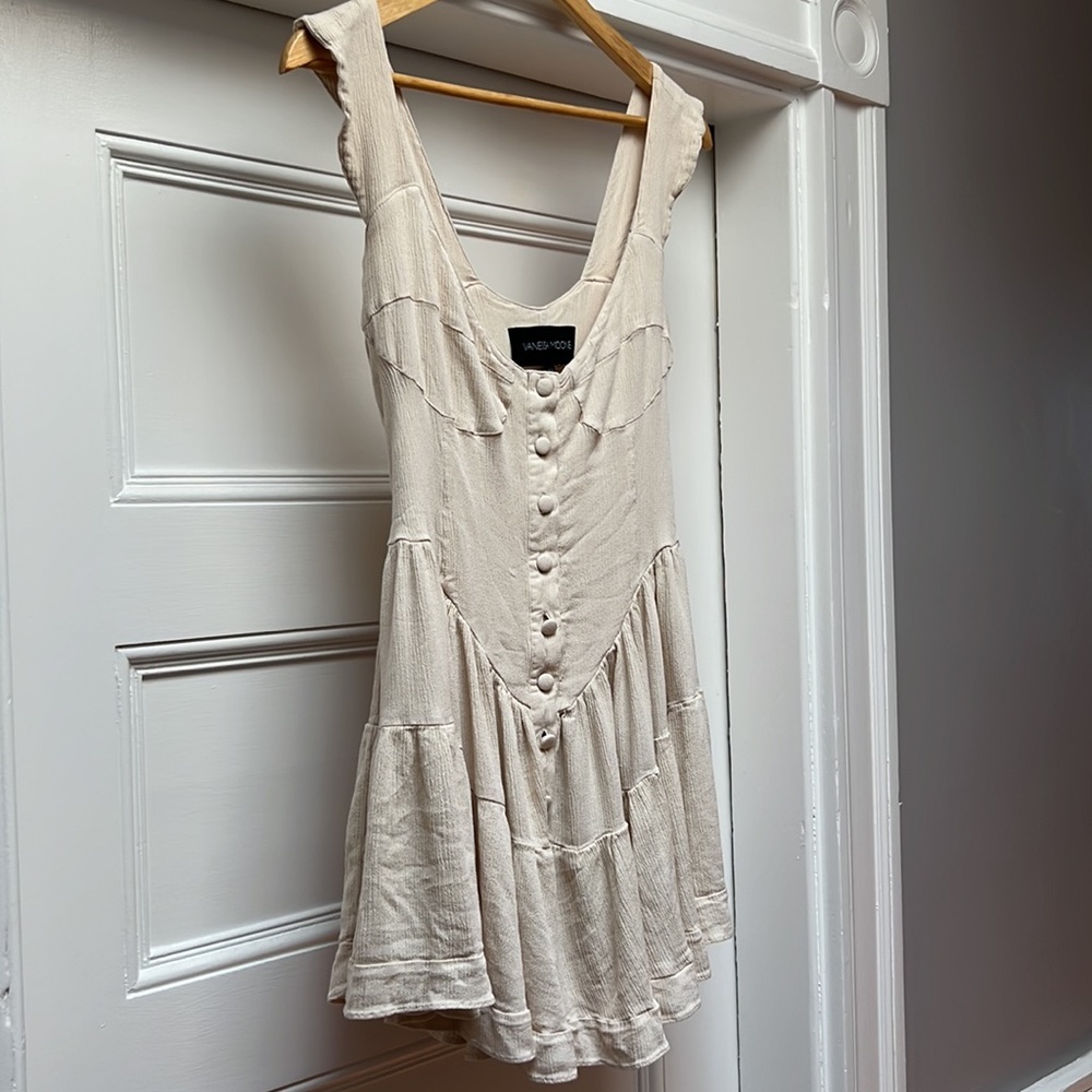 Vanessa Mooney Elisabeth Romper Dress - Ivory